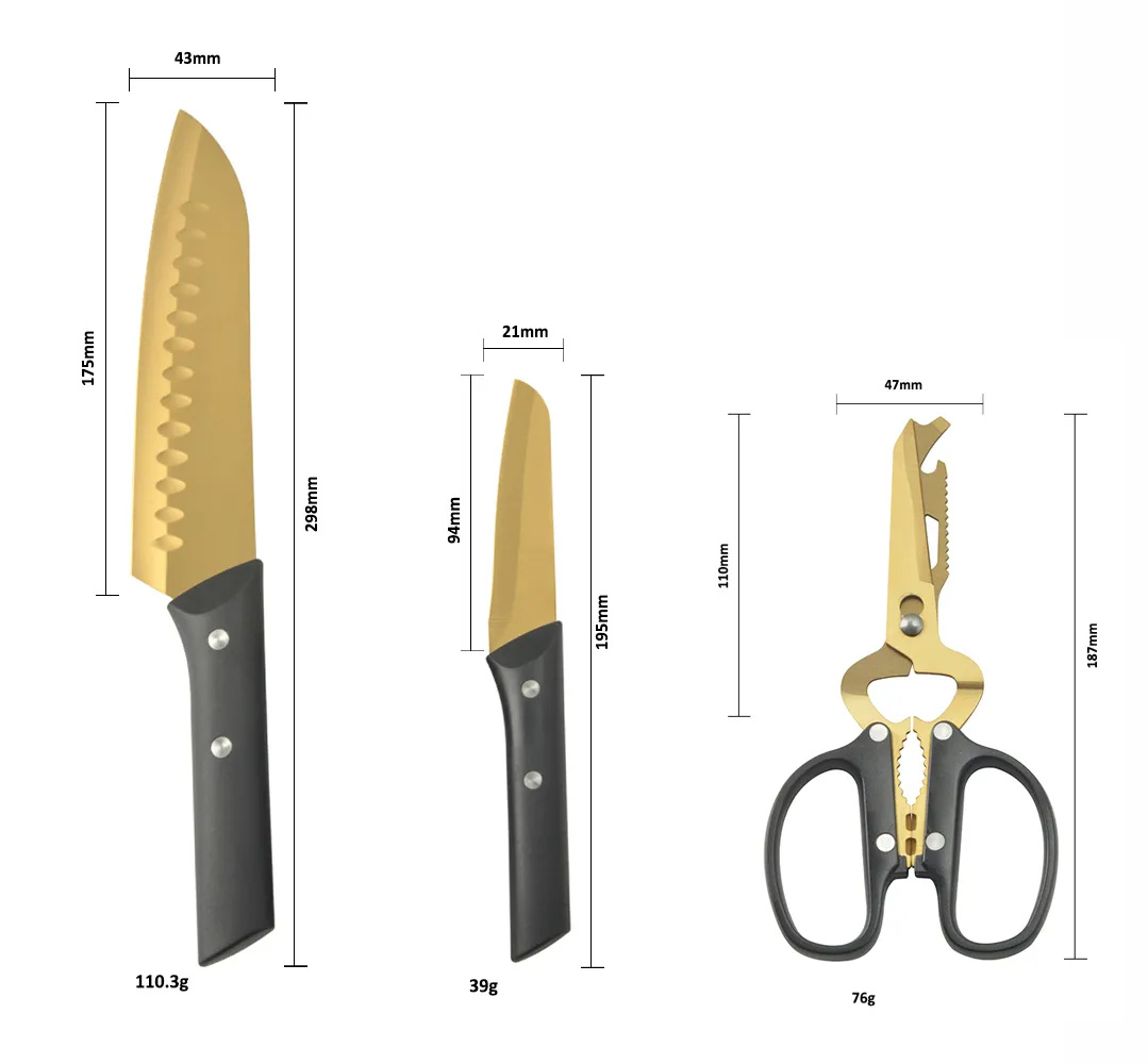 3 PCS Knife Set